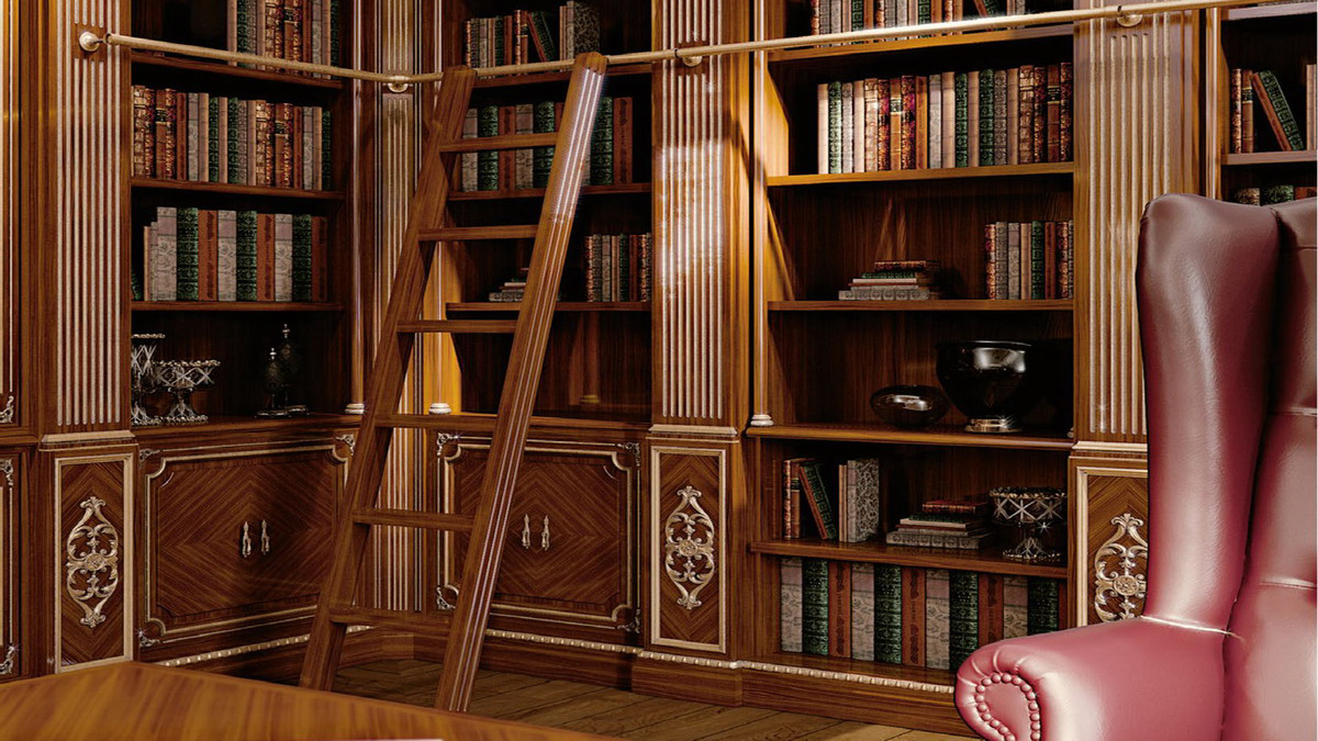 Рай для книголюбов. Как оформить библиотеку в гостиной?